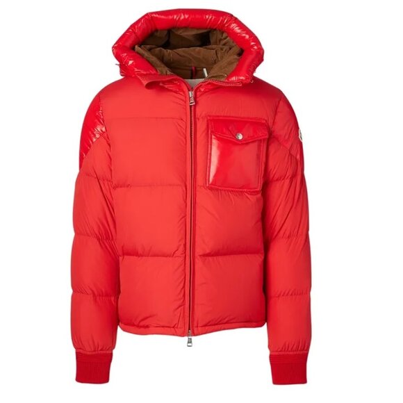 Moncler Red Down Eloy Jacket - Picture 2 of 13